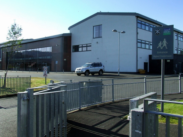 Entrance to Dunoon Grammar School © Thomas Nugent :: Geograph Britain ...