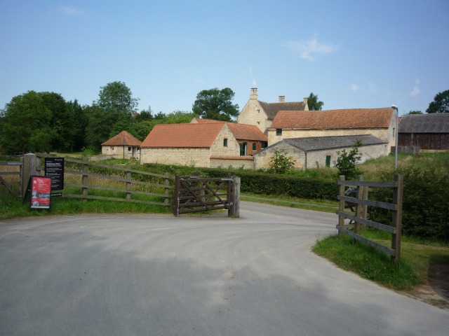 Woolsthorpe Manor from the car park
