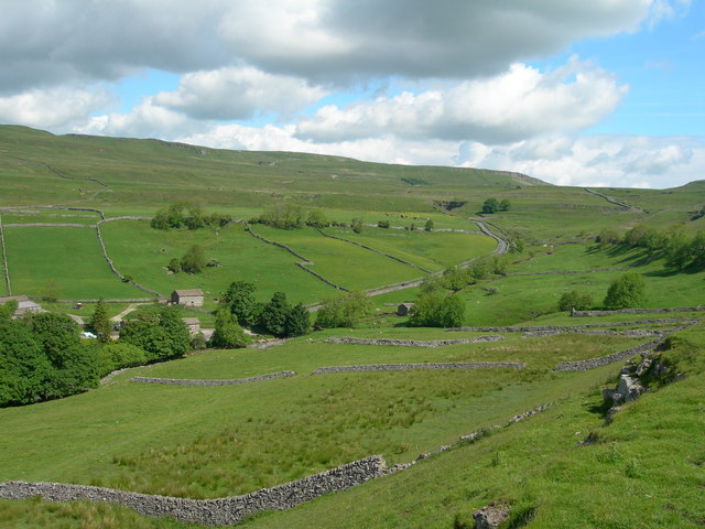View North from Buckden Rake