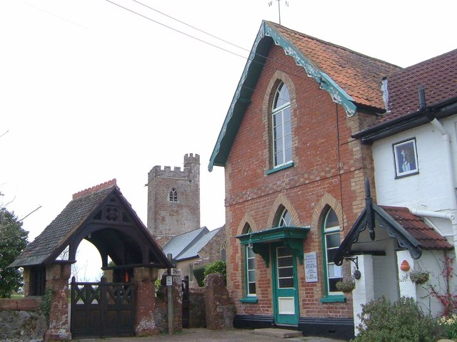 Lych gate, church and chapel, Aylesbeare