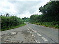 Road junction - this left turn takes you to the A4137