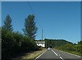 A458 approaching Four Crosses