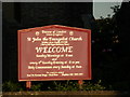 St John the Evangelist Church, Upper Holloway, Nameboard