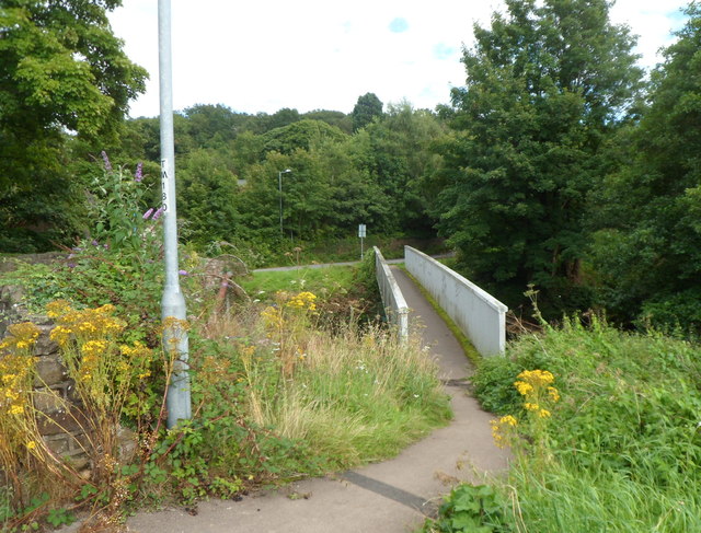 Footbridge over the Afon Lwyd, Chapel Lane, Cwmbran