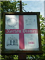 The Norton Disney village sign