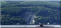 Submarine passing Bullwood Quarry