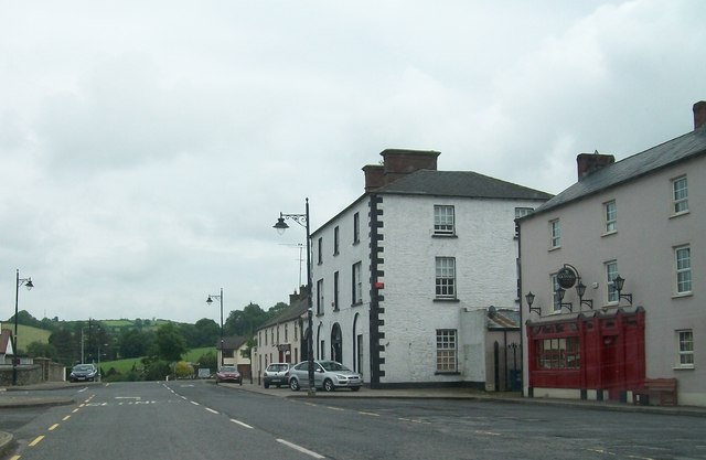 Georgian buildings at the T-junction on... © Eric Jones :: Geograph Ireland