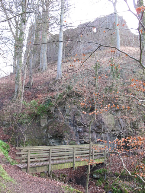 Norham Castle from river footpath