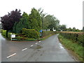 SO2243 : Single track road to Tirmynach north of Hay-on-Wye by Jaggery