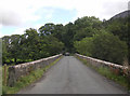 NY1421 : Scalehill Bridge crossing the River Cocker by Peter Bond