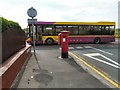 Postbox and bus