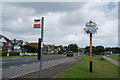 The Cliffs End village sign