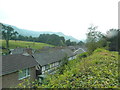 Llandinam rooftops, from the churchyard