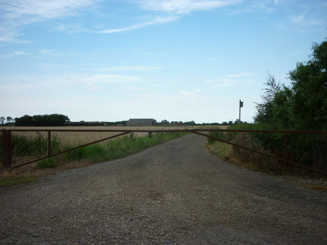 A farm track near Witham Brewery