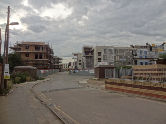 Open Plan Estate lost to New Flats at Watermill Lane