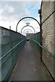 Footpath on the northwest side of Trafalgar Mill, Trafalgar Street, Burnley