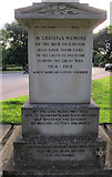 TL4262 : Girton war memorial by Hugh Venables