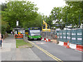 Closed bus stop 