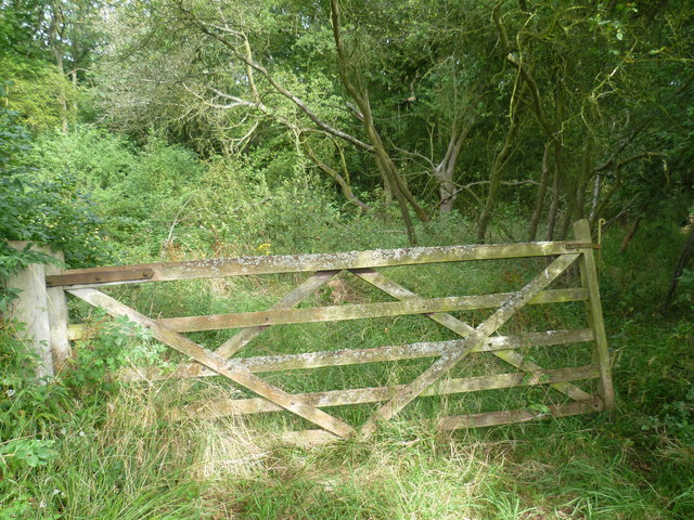 Old gate leading into West Wood