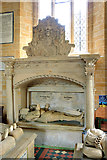 ST4916 : St Catherine's church, Montacute - monument to Sir Thomas Phelips by Mike Searle