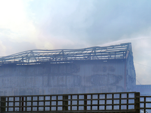 Fire-Gutted Factory