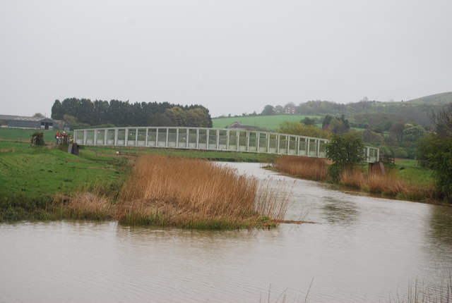 Footbridge over the River Arun © N Chadwick :: Geograph Britain and Ireland