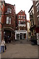 Pedestrianised road up to Flowergate