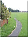 Footpath across Playing Fields - end of Potternewton View