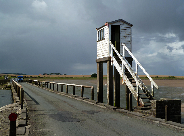 A refuge hut on Lindisfarne Causeway