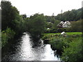 The River Earn at Ross Bridge, Comrie, looking upstream