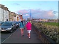 Walking along Kerr Street, Portrush