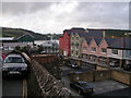 On Sandquay Road, Dartmouth, looking north towards the Dart and the edge of the Naval College