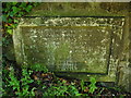 NS6065 : Old boundary stone by Lairich Rig