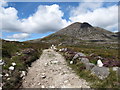 J3324 : The path to the col between North Tor and Slievelamagan by Eric Jones