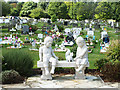 TQ1968 : Children's Corner, Kingston Cemetery by Robin Webster