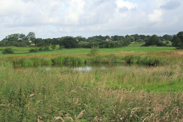 Pond in fields, off Chapel Lane, Hoghton © K A cc-by-sa/2.0 :: Geograph ...