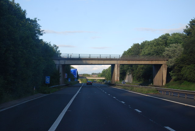 Dawley Road Bridge, M54 © N Chadwick :: Geograph Britain and Ireland