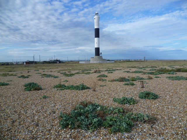 The new lighthouse at Dungeness