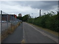 Cycle path beside railway, Stevenage