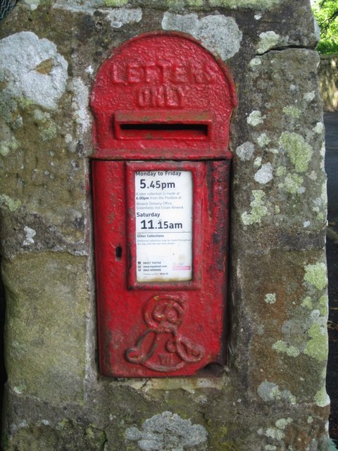 Edwardian Post Box near Abbeylands © Graham Robson :: Geograph Britain