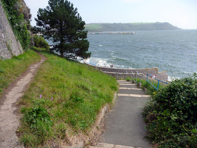 Pathway to Men's Bathing Area, Plymouth, Devon