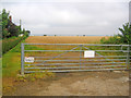 Field gateway off the Grantham Road