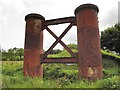 H6722 : Remains of a railway bridge, Drumgavny by Kenneth  Allen