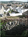 View north across Shaldon from the Homeyards