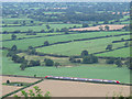 Voyager below Beeston castle