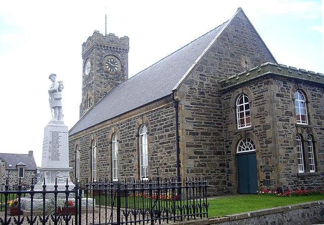 War Memorial, Church Hall and Clock Tower