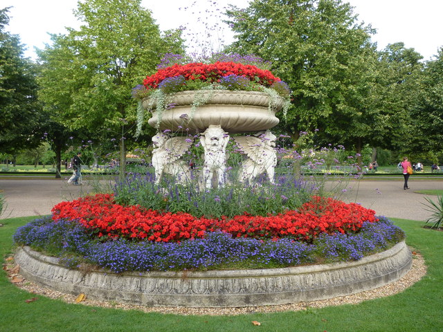 Flower bed in Regent's Park, London