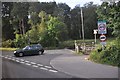 SU3018 : Test Valley District : Road Junction by Lewis Clarke