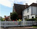 Cottage garden and picket fence, Matfield, Kent