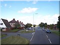 Greasby boundary sign on Frankby Road